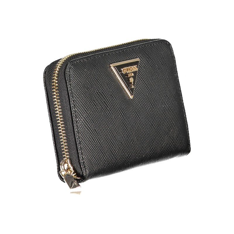 GUESS CARTERA LAUREL II SLG MED ZIP AROUND BLK