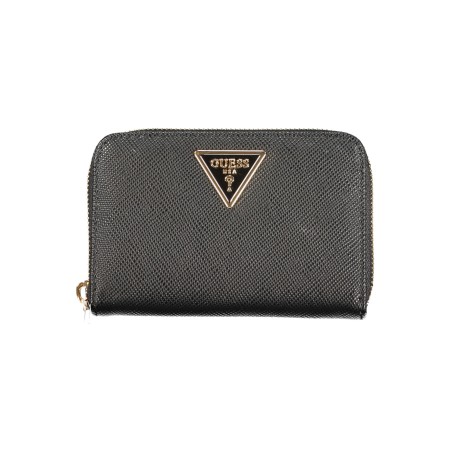 GUESS CARTERA LAUREL II SLG MED ZIP AROUND BLK