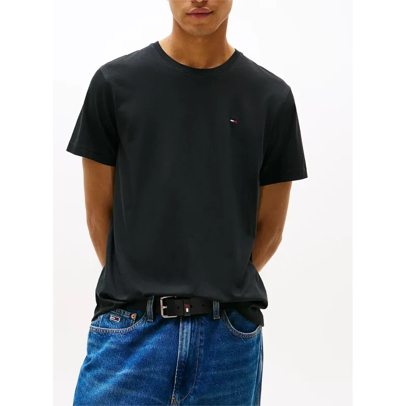 TH Camiseta de punto con logo y corte muy slim 