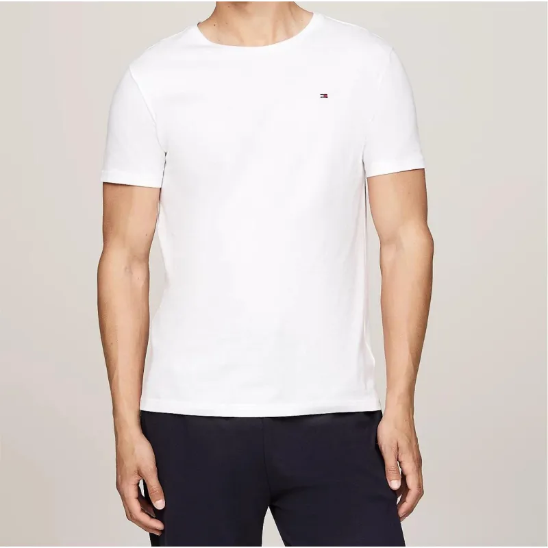 TH Pack 3Pcs camisetas de cuello redondo blanco