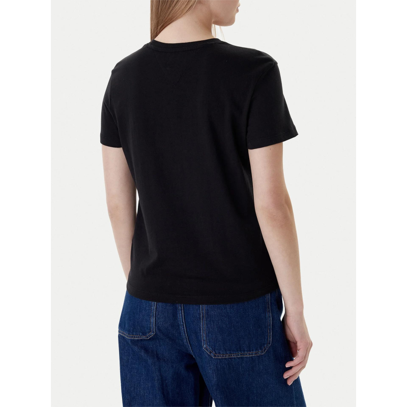 TH Camiseta Essential Negro Regular Fit