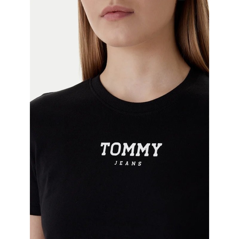 TH Camiseta Essential Negro Regular Fit