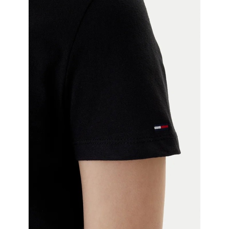TH Camiseta Essential Negro Regular Fit