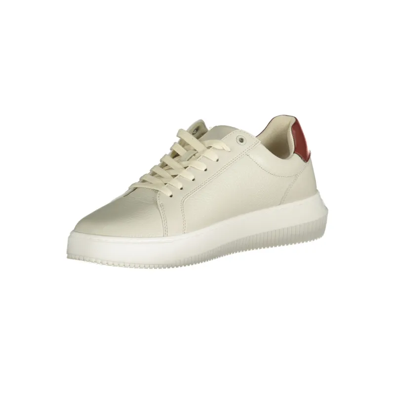 CK Chunky Cupsole Leather Beige
