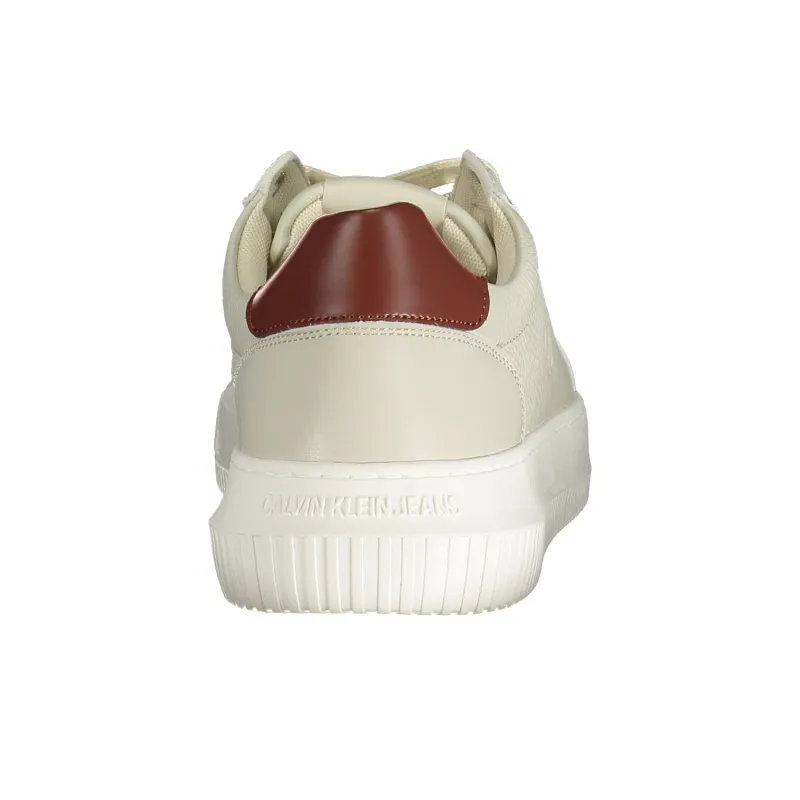 CK Chunky Cupsole Leather Beige