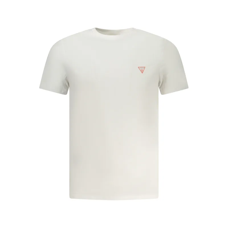 GUESS TSHIRT SMALL LOGO WHT