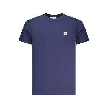 CK  WOVEN LABEL REGULAR TEE NAVY RR