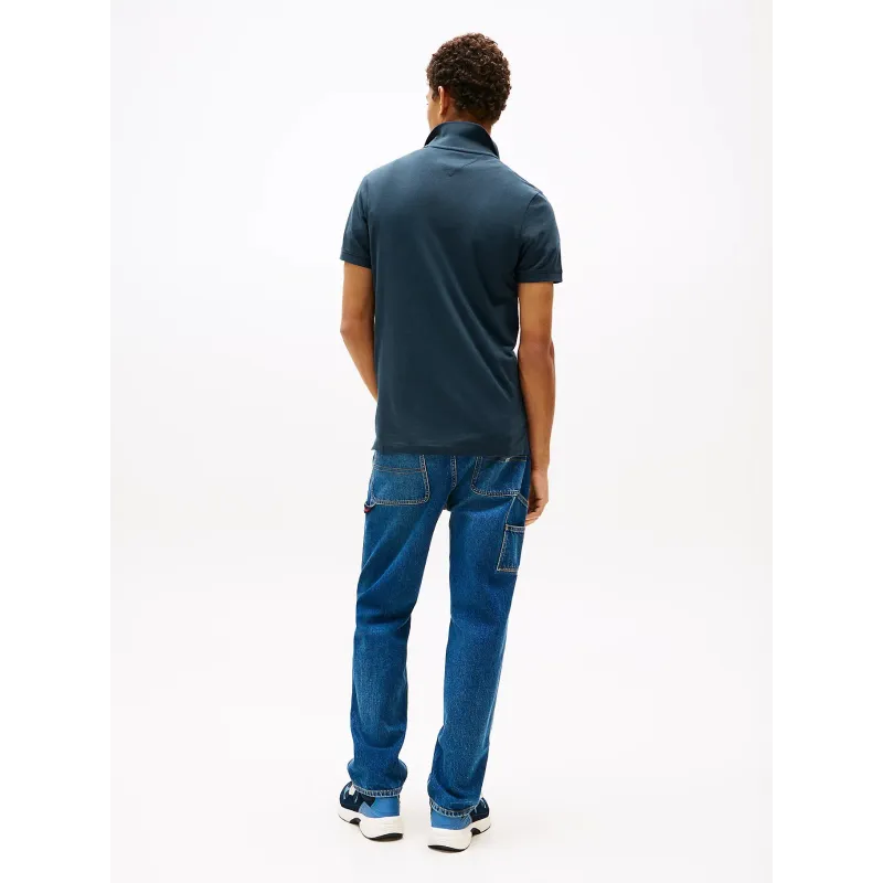 TH Polo Slim Fit Placket NAVY