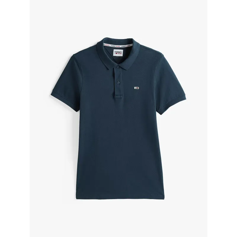 TH Polo Slim Fit Placket NAVY