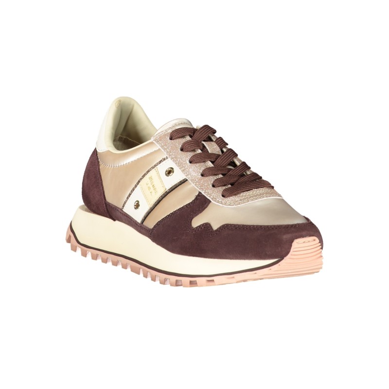 Blauer Beige Damensneaker BEBDXTAU