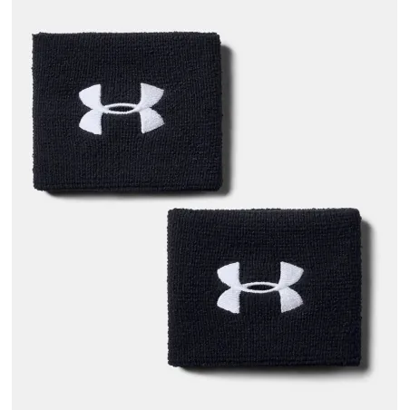 UA Muñequeras Performance 8 cm para hombre - Pack de 2 Blk