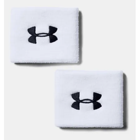 UA Muñequeras Performance 8 cm para hombre - Pack de 2 Wht