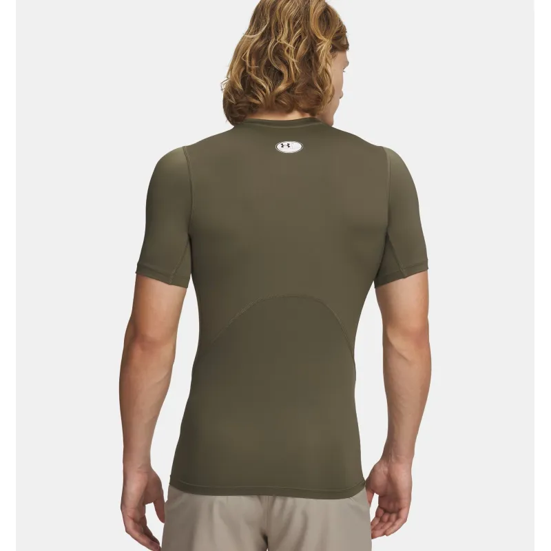 UA Heat Gear Armour Comp Grn 