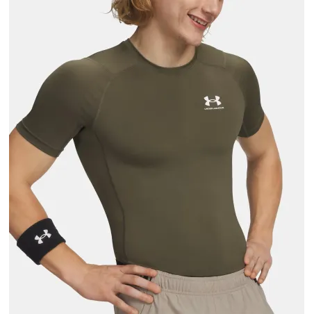 UA Heat Gear Armour Comp Grn 