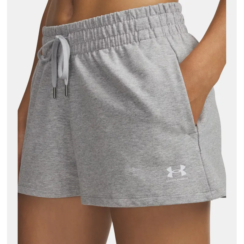 UA Sport Terry Short Mujer Gry
