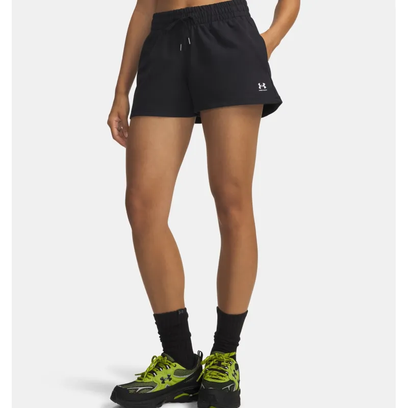 UA Sport Terry Short Mujer Blk