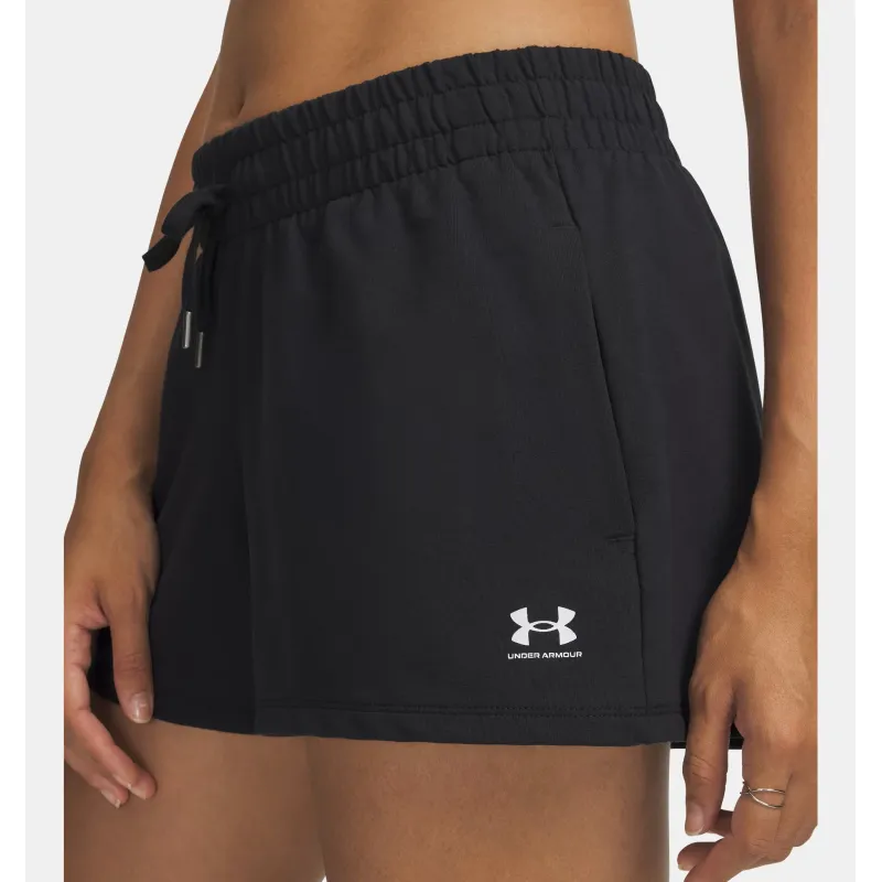UA Sport Terry Short Mujer Blk