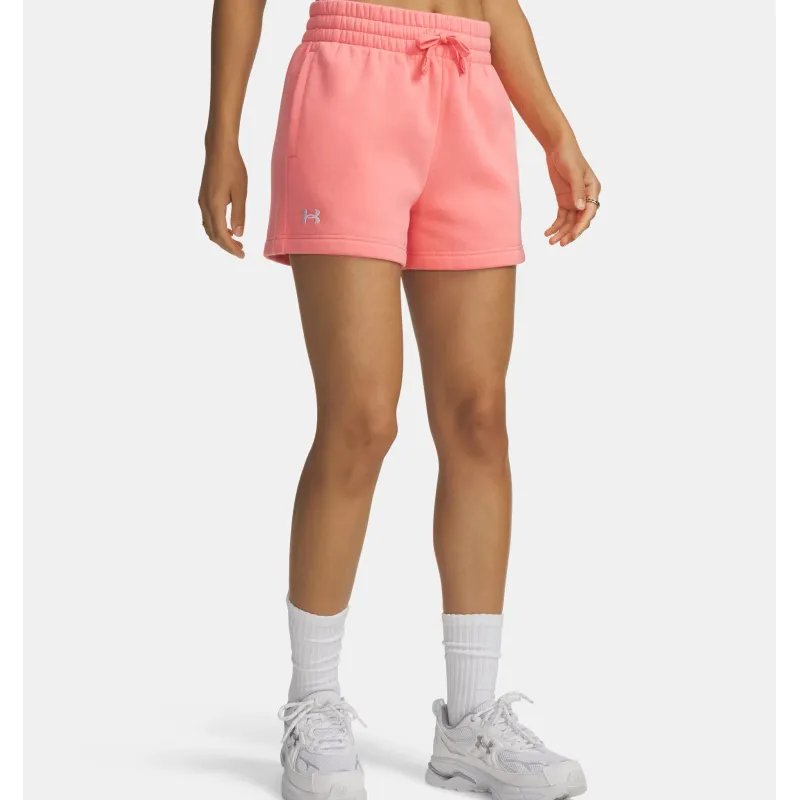UA Rival Fleece Short Mujer Pnk
