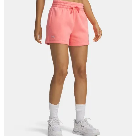 UA Rival Fleece Short Mujer Pnk