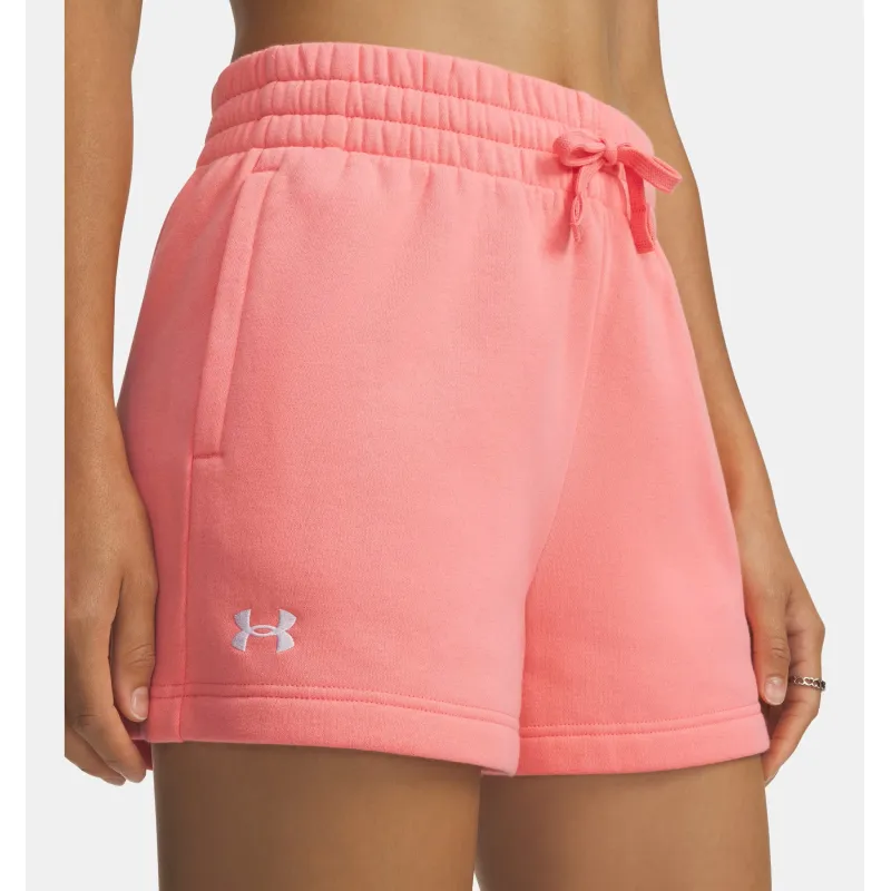UA Rival Fleece Short Mujer Pnk