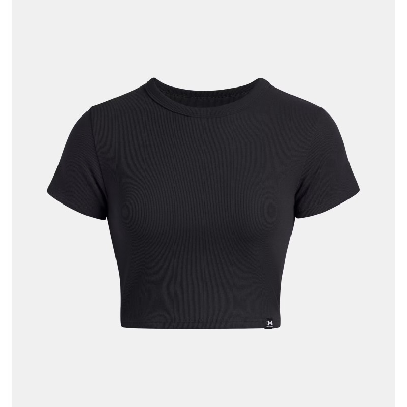 UA Rival Rib Camiseta baby  Blk