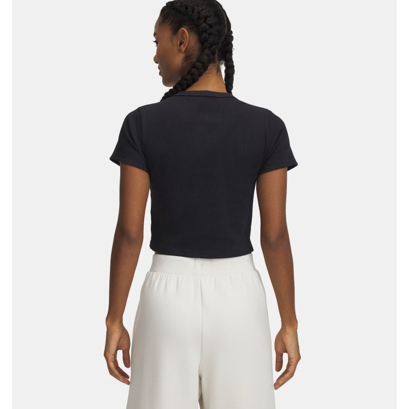 UA Rival Rib Camiseta baby  Blk