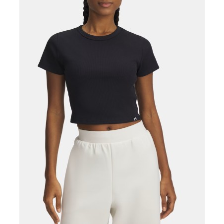 UA Rival Rib Camiseta baby  Blk