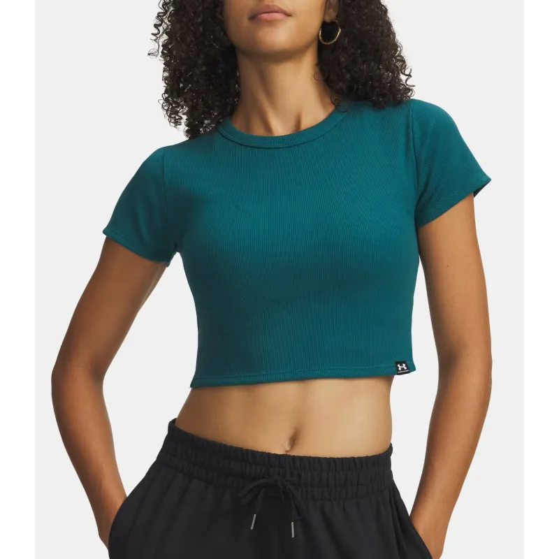 UA Rival Rib Camiseta baby  Grn