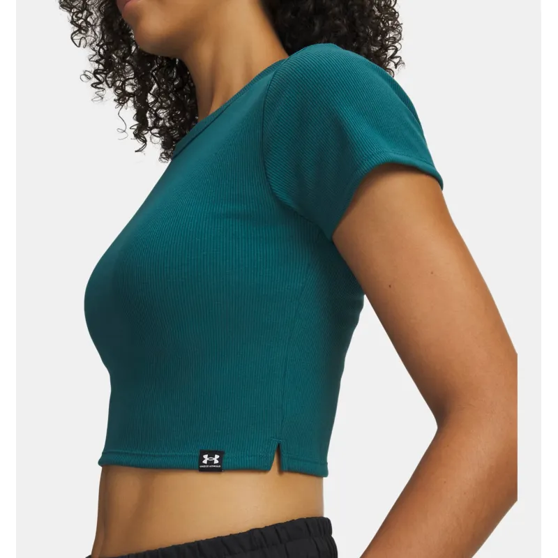 UA Rival Rib Camiseta baby  Grn