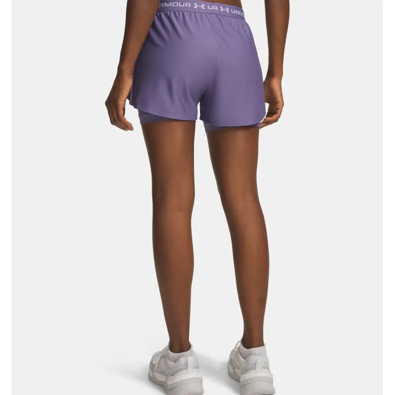UA Tech Play Up 2in1 Shorts Prpl