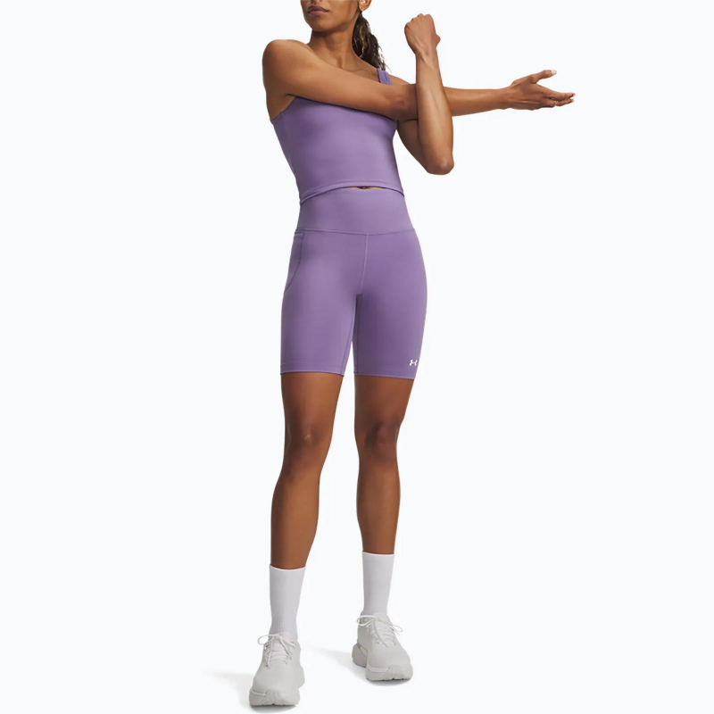 UA motion bike short EMEA Prpl