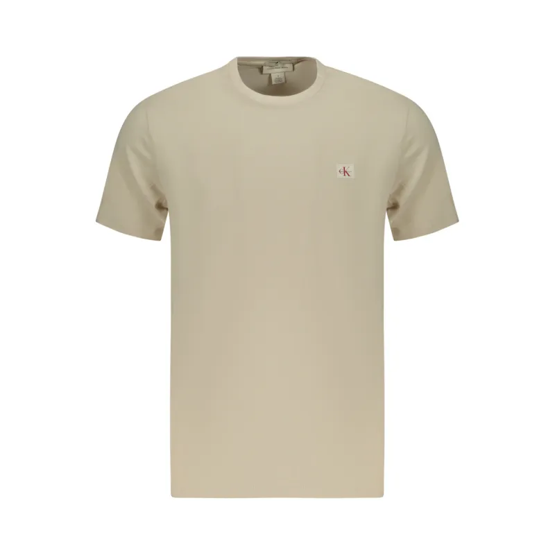 CK Camiseta de algodón con insignia