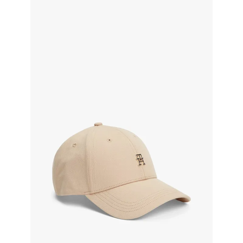 TH Gorra de béisbol con monograma Clayed pebble mujer