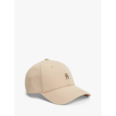 TH Gorra de béisbol con monograma Clayed pebble mujer
