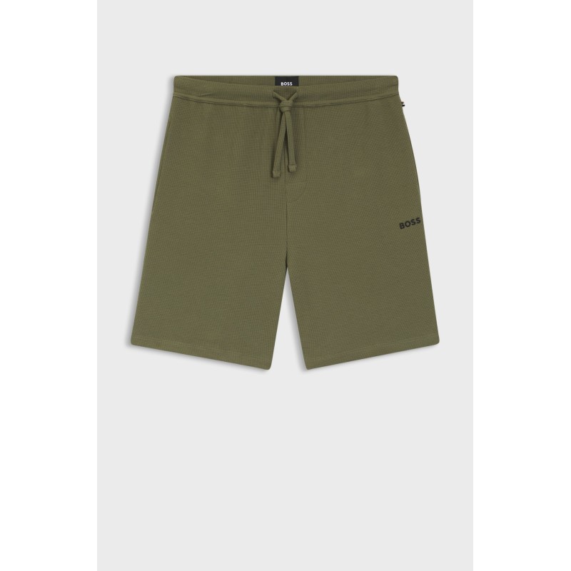 HB Waffle Shorts Open Green
