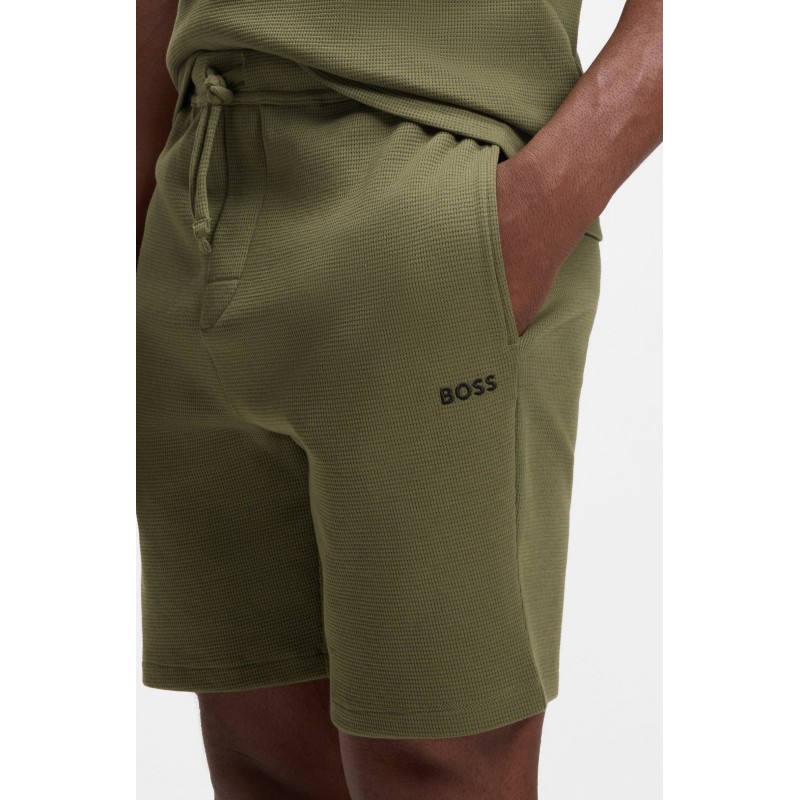 HB Waffle Shorts Open Green