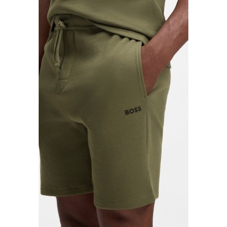 HB Waffle Shorts Open Green