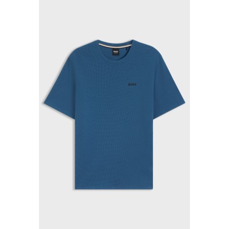 HB Waffle T-Shirt Open Blue