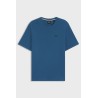HB Waffle T-Shirt Open Blue