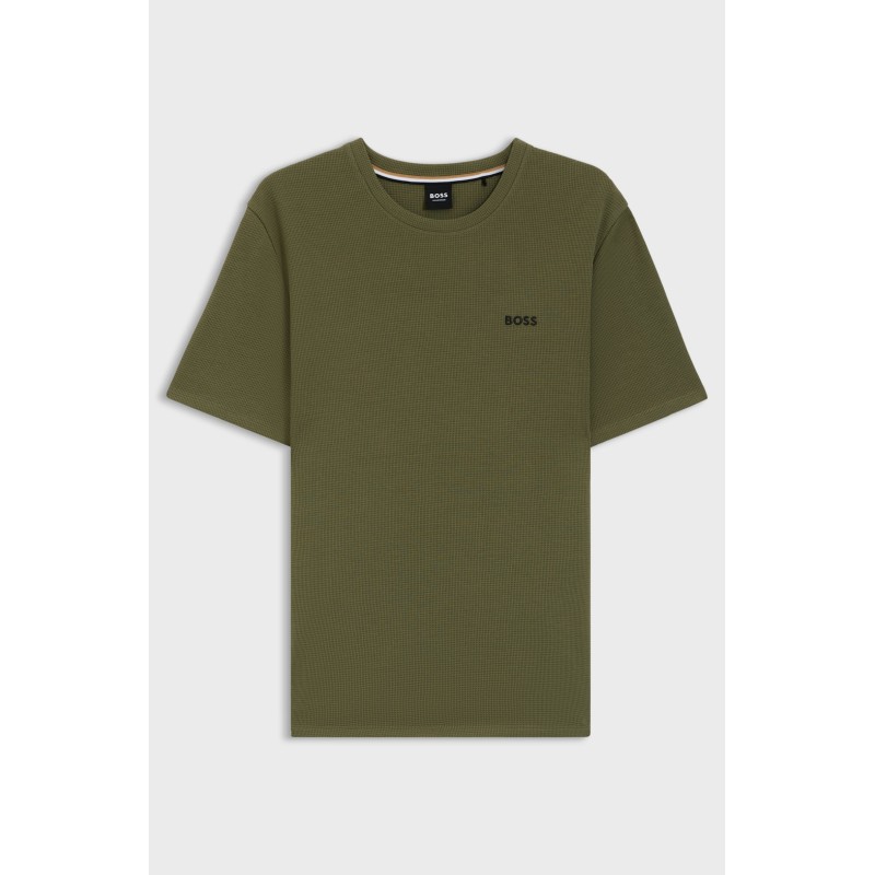 HB Waffle T-Shirt Open Green