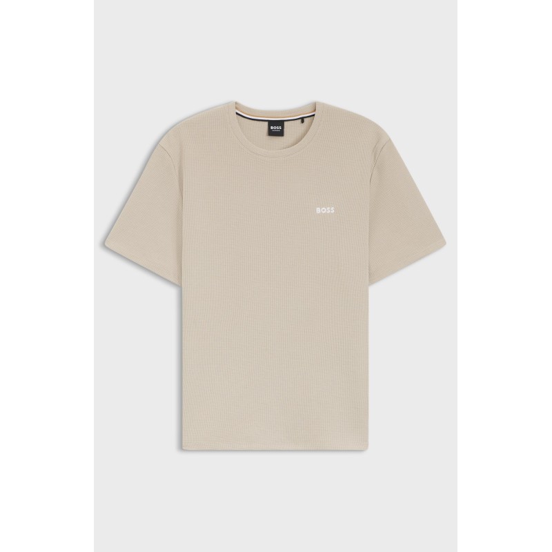 HB Waffle T-Shirt Light Beige