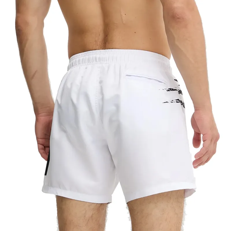 PLEIN SPORT PLANET MEDIUM BOARDSHORT WHT