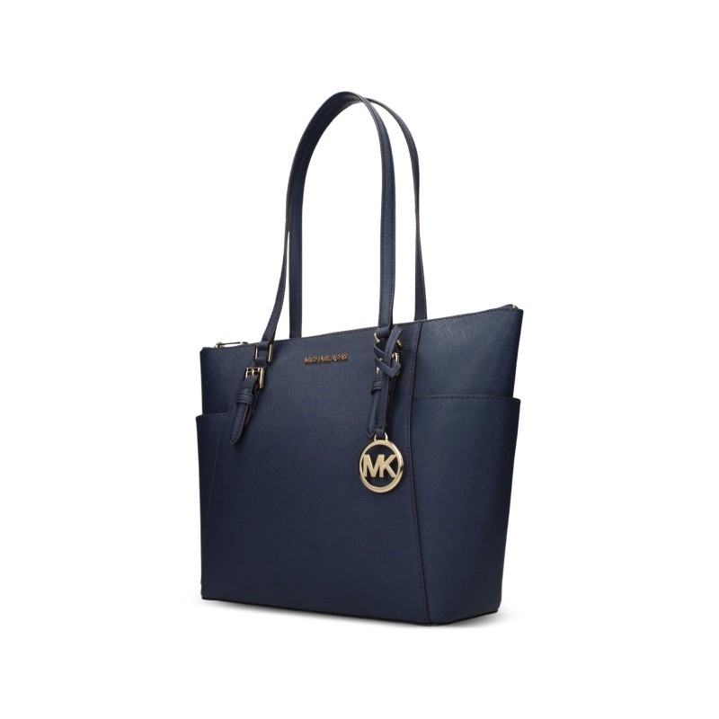 MK CHARLOTTE LG TZ TOTE BLEU MARINE