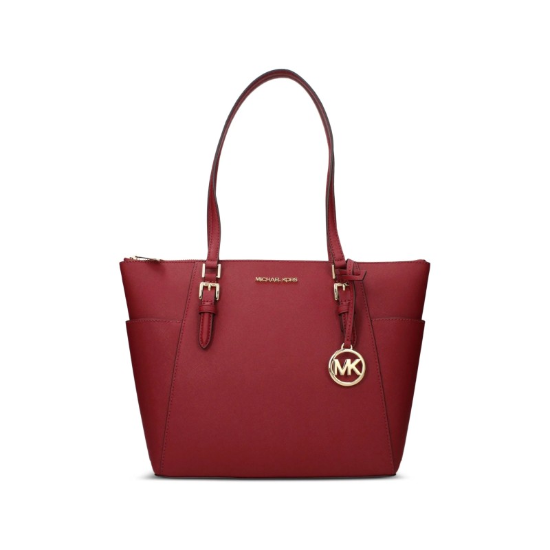 MK CHARLOTTE LG TZ TOTE CHERRY