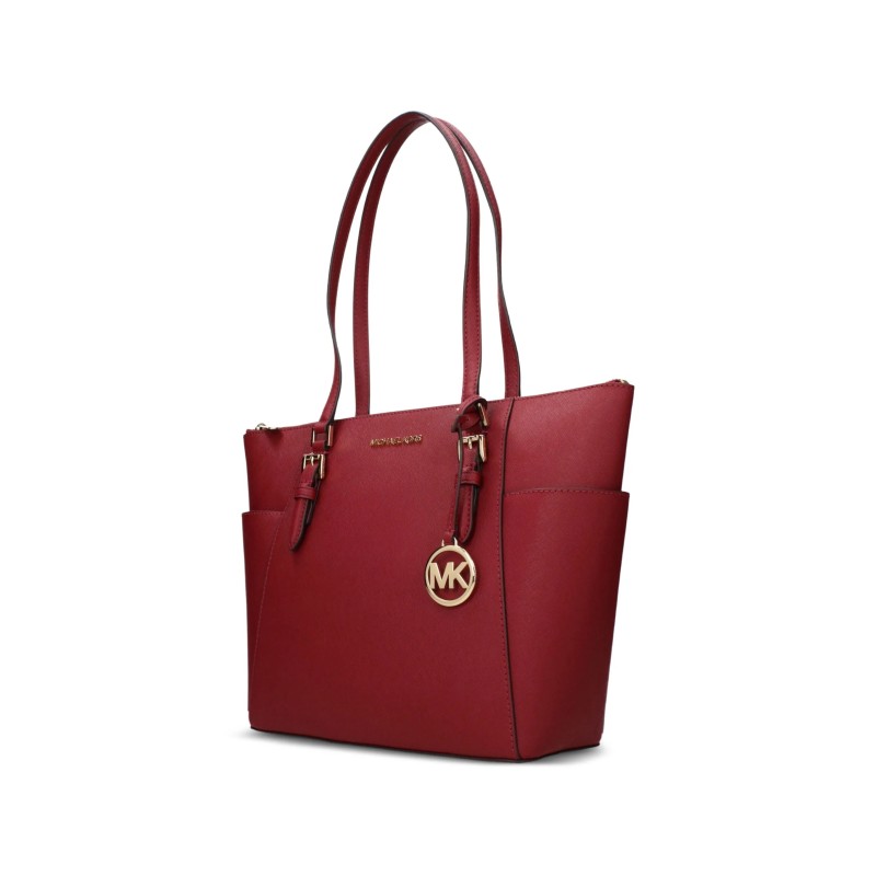 MK CHARLOTTE LG TZ TOTE CHERRY