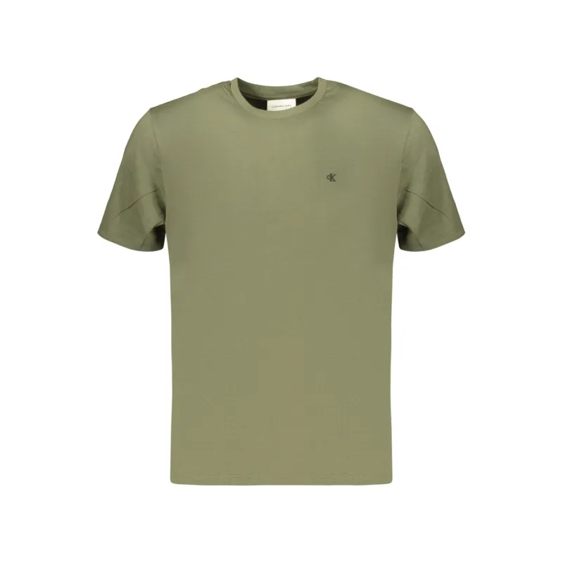 CK Tshirt Logo OLIVE