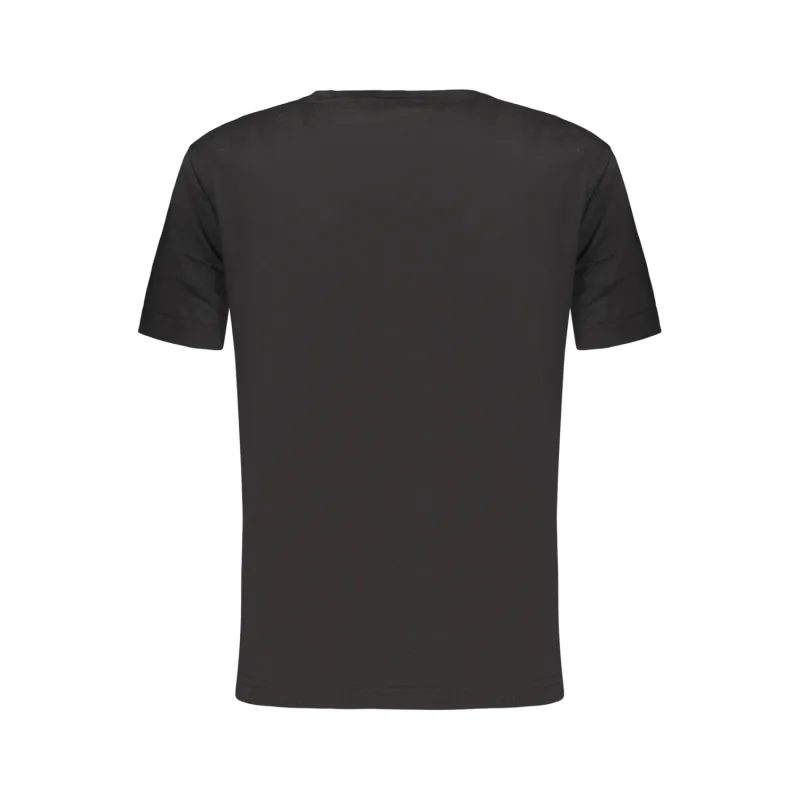 CK TSHIRT MID LOGO WOMAN BLK