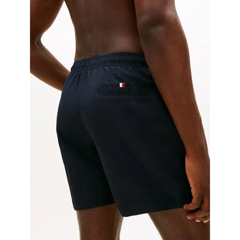 TH Bañador Original de largo medio con logo NAVY