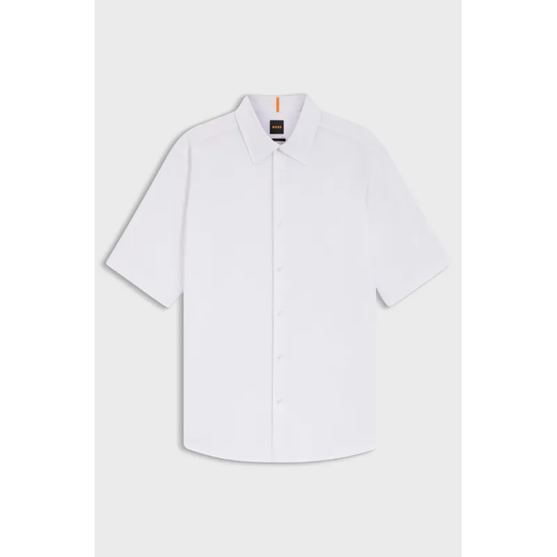 BOSS CAMISA RASH REGULAR FIT BLANCO