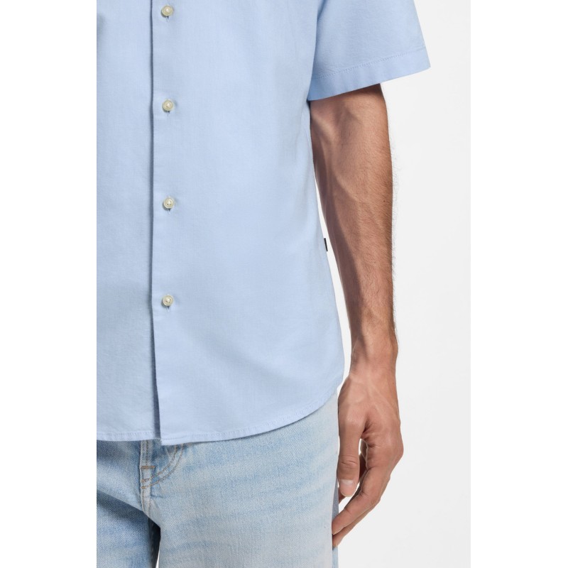 BOSS CAMISA RASH REGULAR FIT AZUL